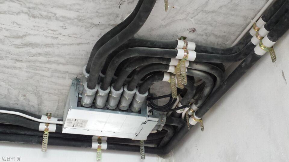 长沙藏珑三菱电机家用中央空调吊装完毕 长沙藏珑三菱电机家用中央空调吊装完毕